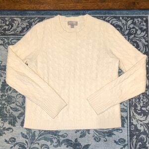 J Crew Cableknit Cashmere Sweater